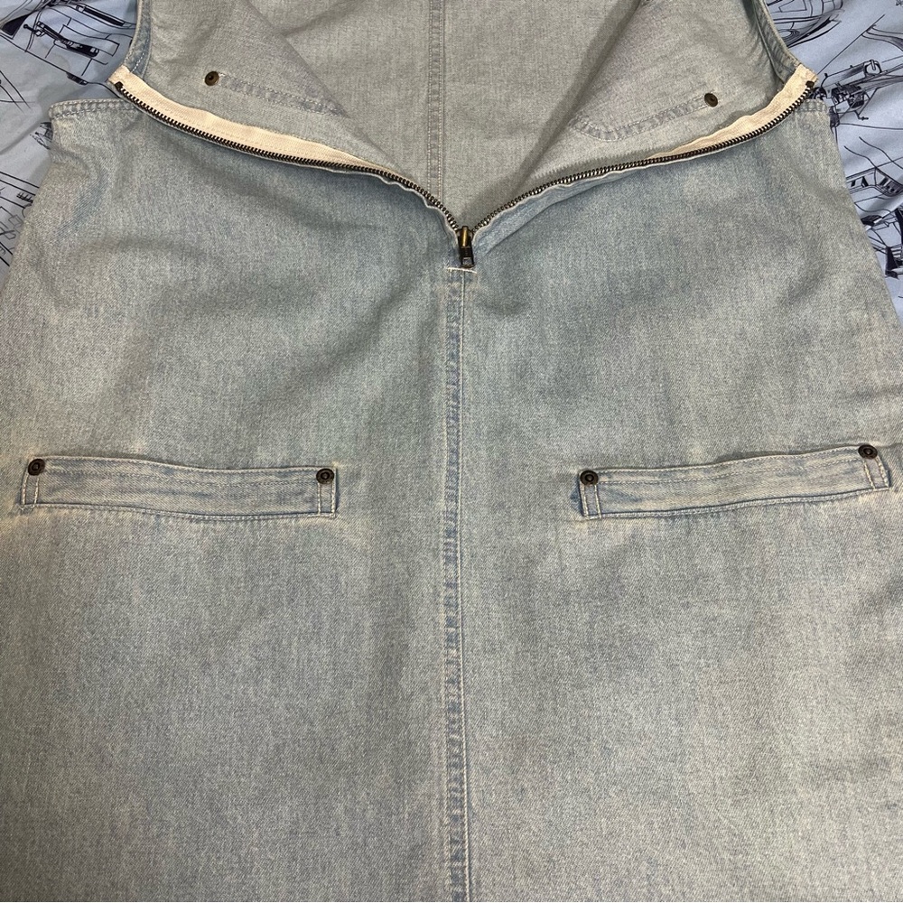 Liz Claiborne Denim Zip-Front Dress - Picture 5 of 9